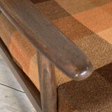 Fauteuil boomerang vintage