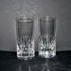 Saint-louis set of 2 juice or whisky long drink glasses avignon in cut crystal for bar