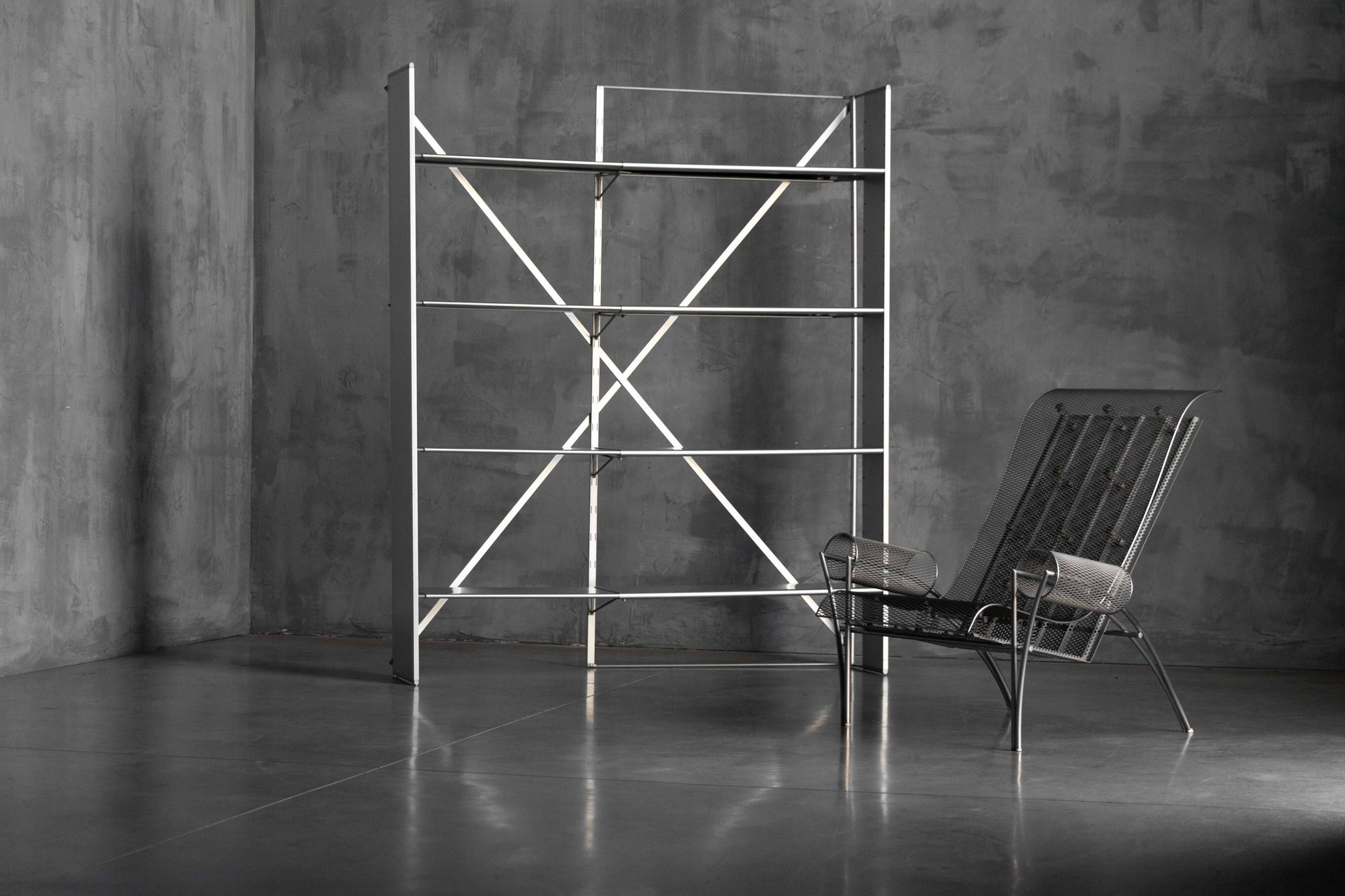 Fra Dolcino Shelving Unit by Mireille Rivier & Paolo Pallucco, Italy, 1884