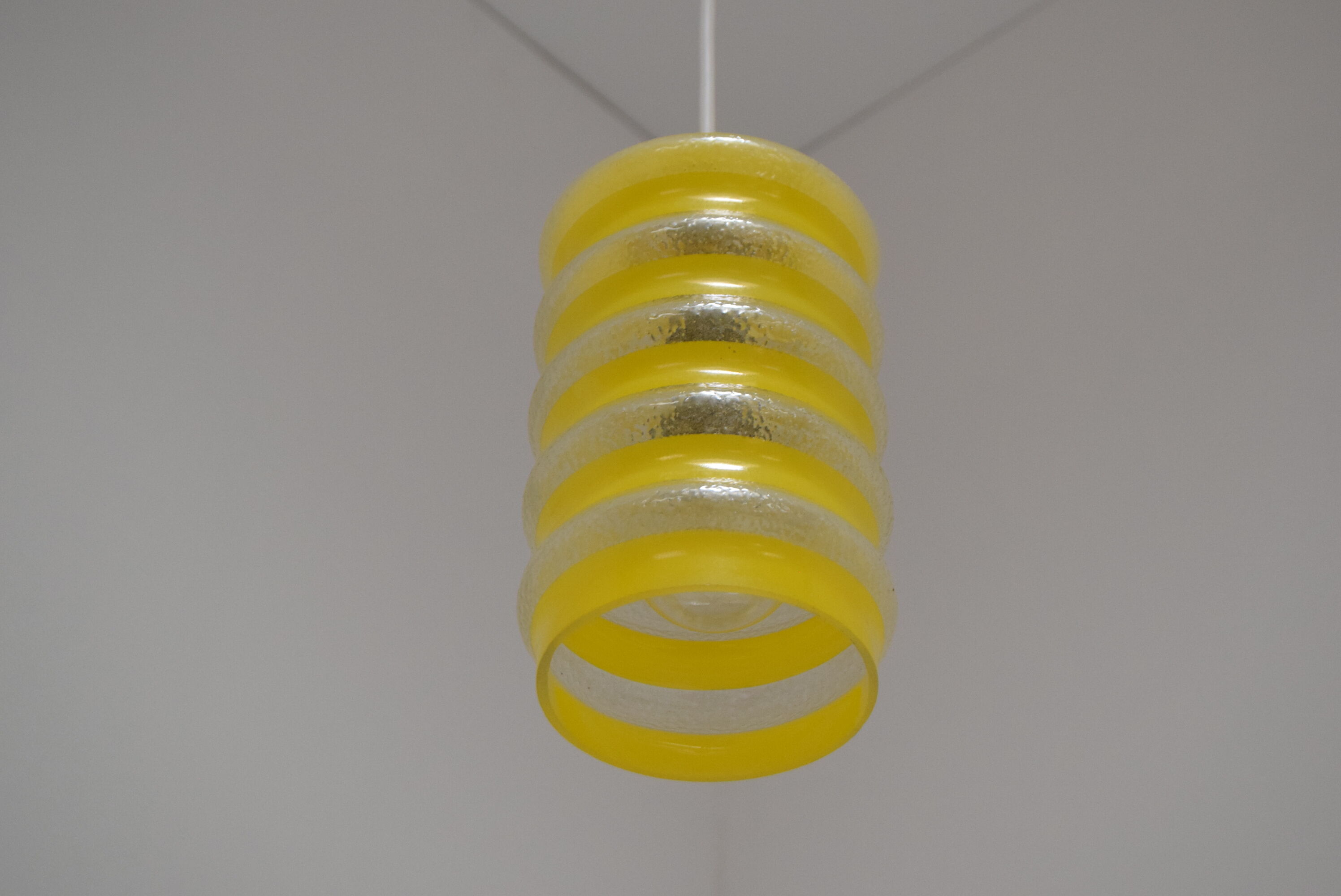 Mid-century glass pendant,1960‘s