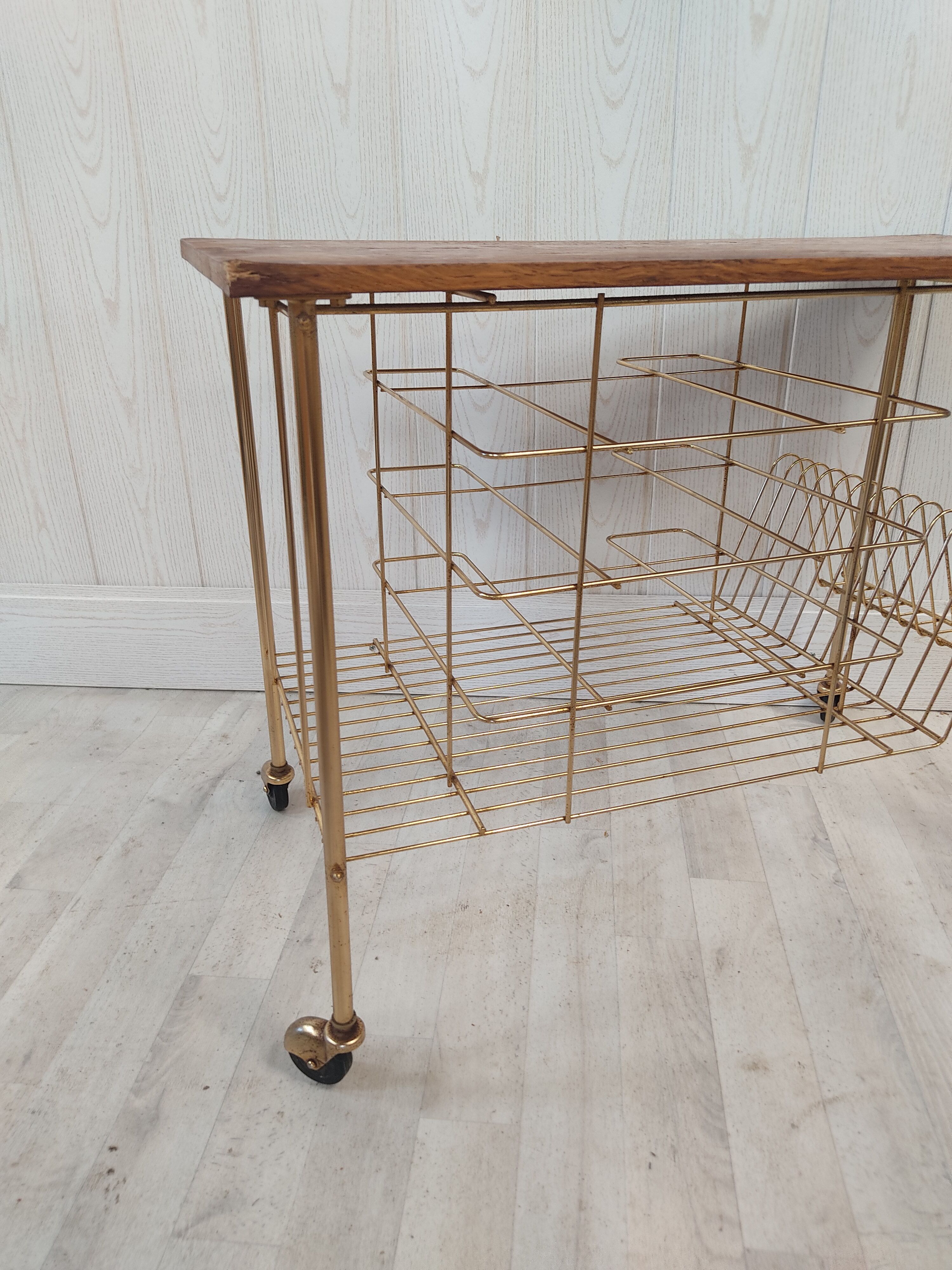 Table porte tourne disques et vinyles