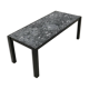 Steel marble coffee table