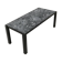 Steel marble coffee table