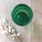 Green glass apothecary jar