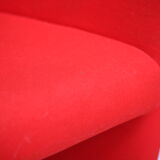 Pair of red Arflex armchairs. Italy, circa 1980