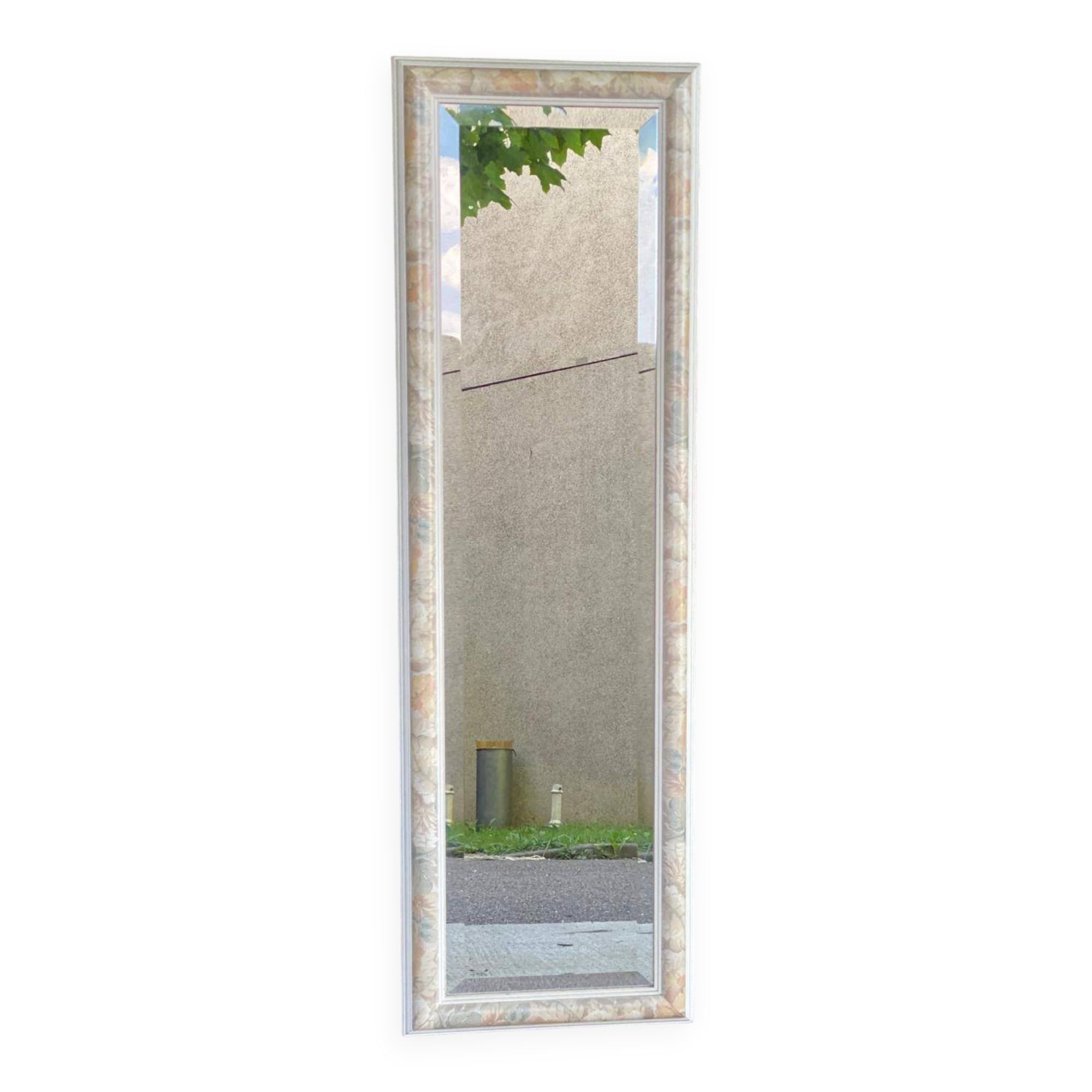 Art Deco flower mirror 130x40cm