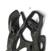 Brutalist Ars Munda resin wall decoration dancing couple