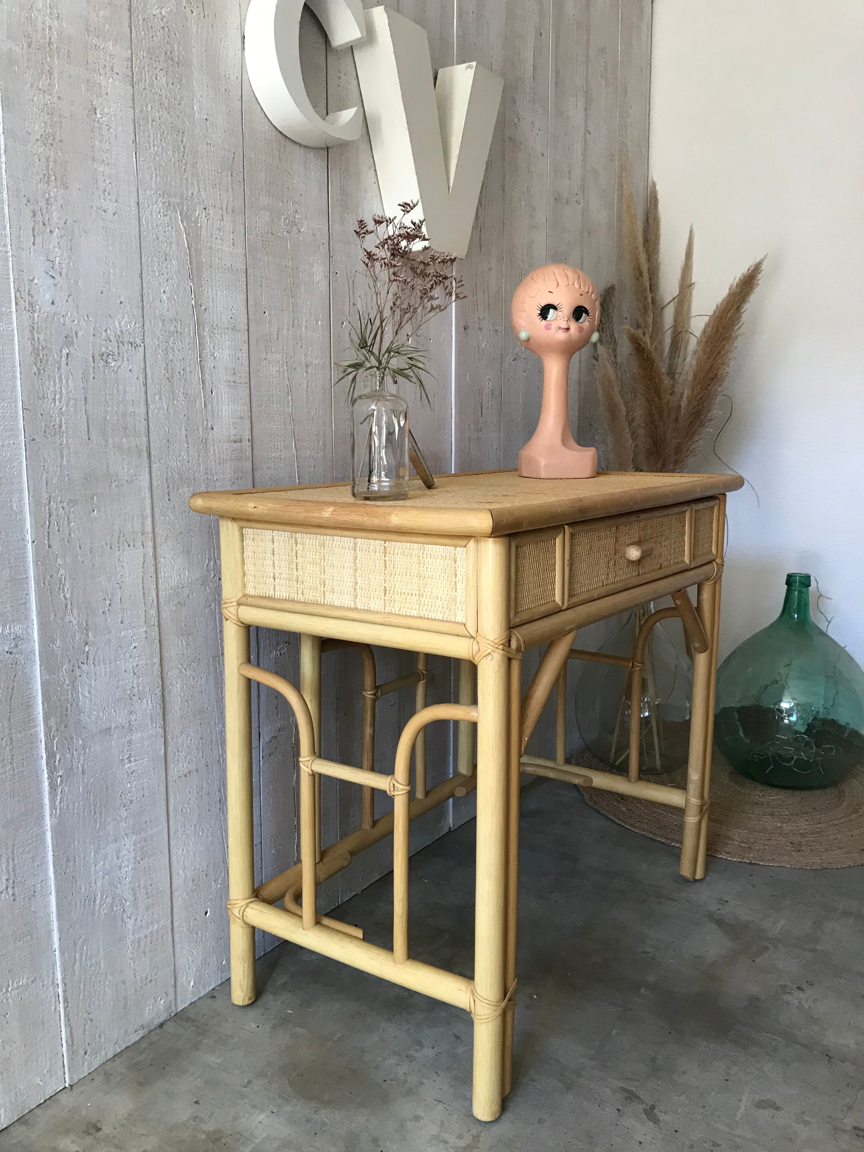 Bureau rotin