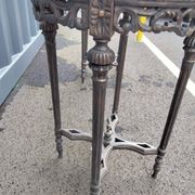 Pair of pedestal tables