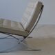 Chaise Barcelona Mies van der Rohe, Knoll - Cuir de beurre