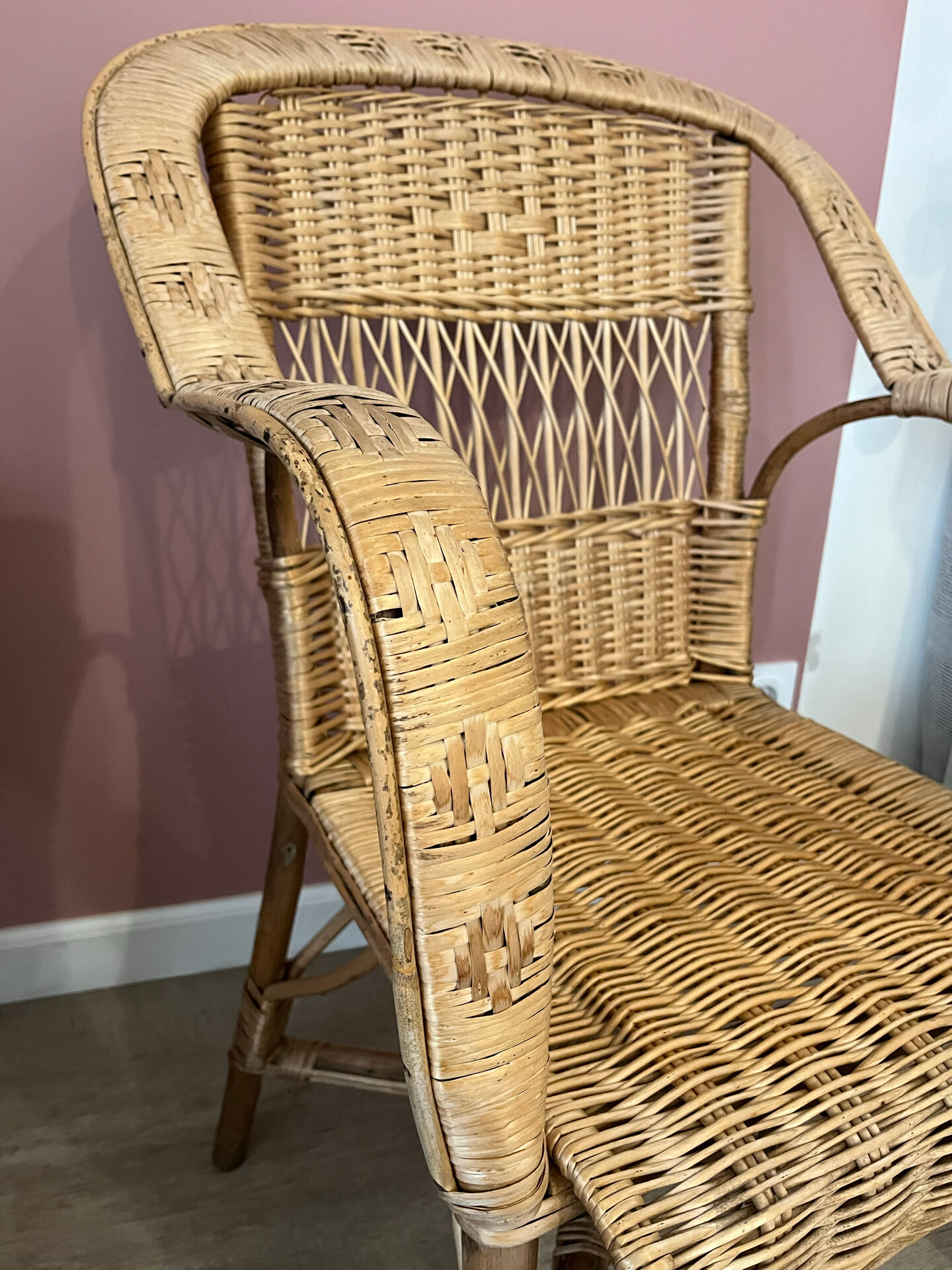 Fauteuil en rotin 