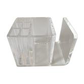 Vintage plexiglass pencil jar design 70 years