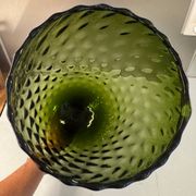 Vase en verre soufflé, Italie années 70/80