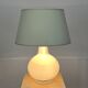 Lampe en verre opalin par Verre Lumière, années 70