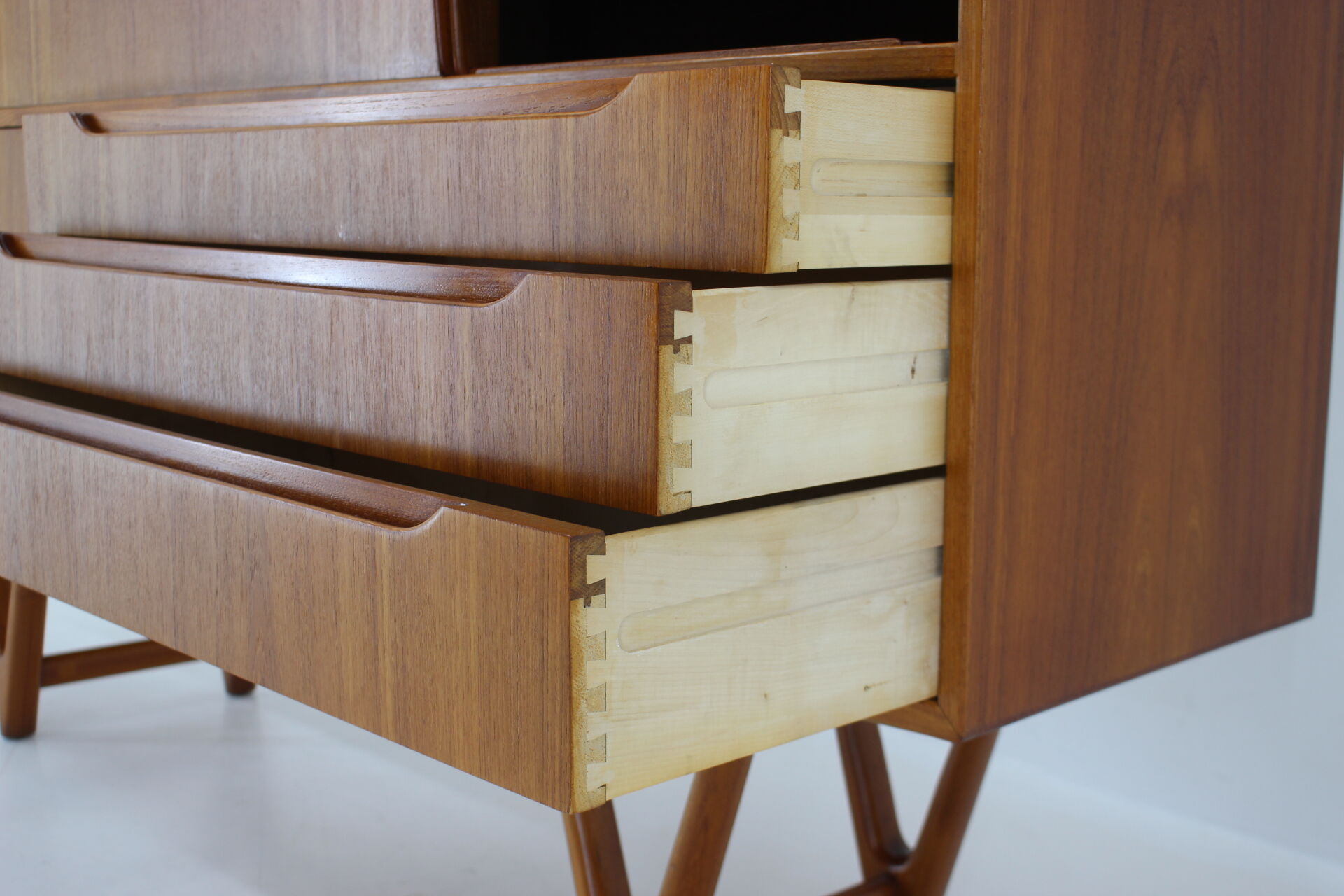 1960s Kurt Ostervig Teak Highboard ,Denmark