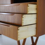 1960s Kurt Ostervig Teak Highboard ,Denmark