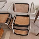 Chaise Marcel Breuer en bois et cannage, 1970