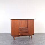 Mid-Century Danish Teak Highboard, 1960s.
