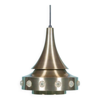 Danish space age suspension design, vintage pendant from the sixties.