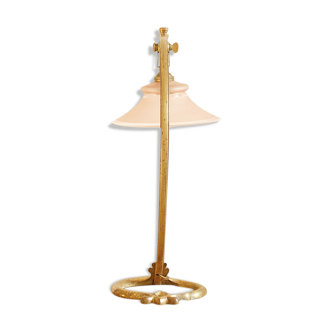 Lampe orientable en bronze par Auguste Delafontaine - fin XIXème