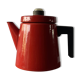 Enamelled Cast Iron Coffee Pot by Antti Nurmesniemi for Finel, 1950