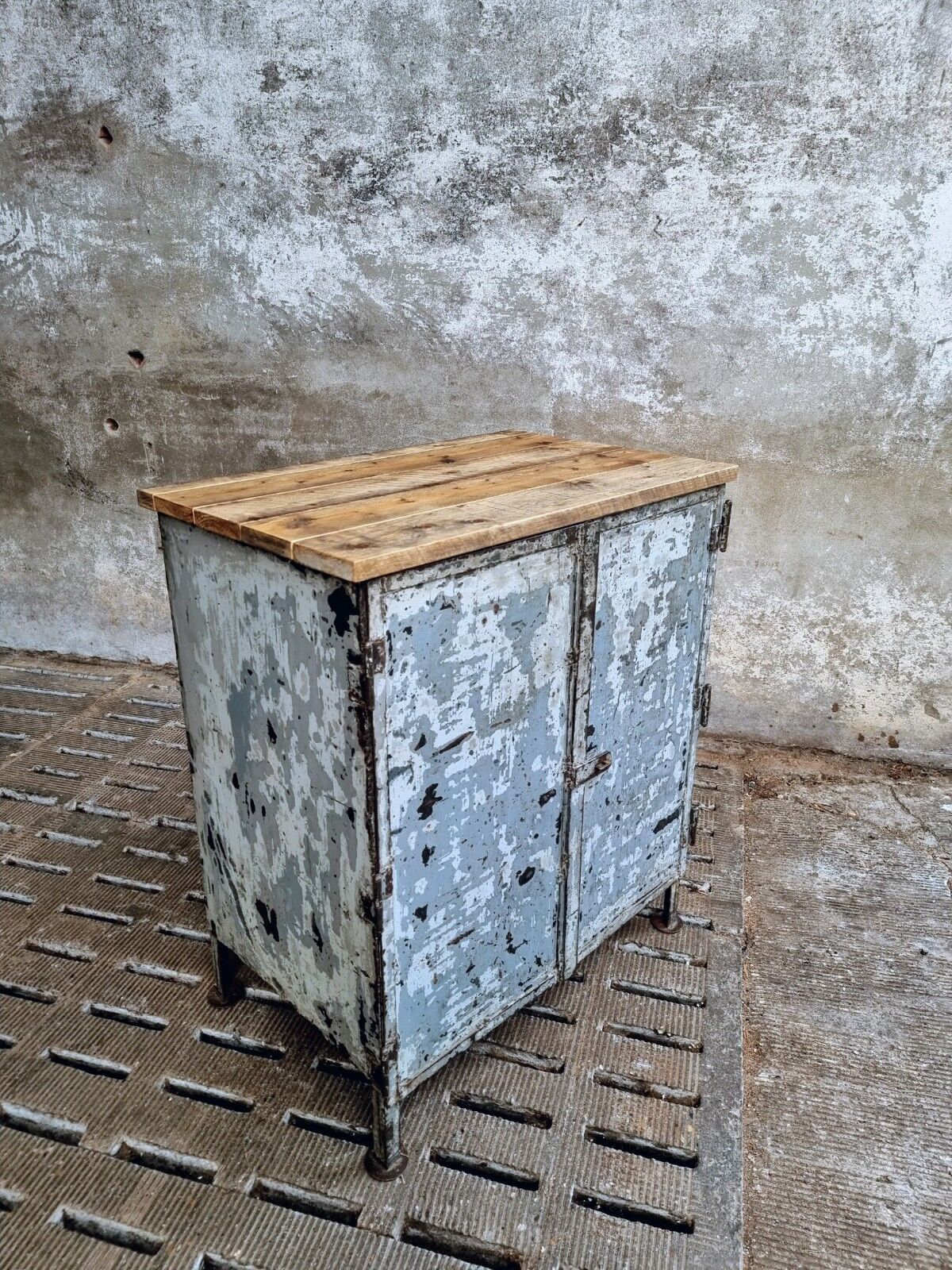 Industrial cabinet sideboard steel