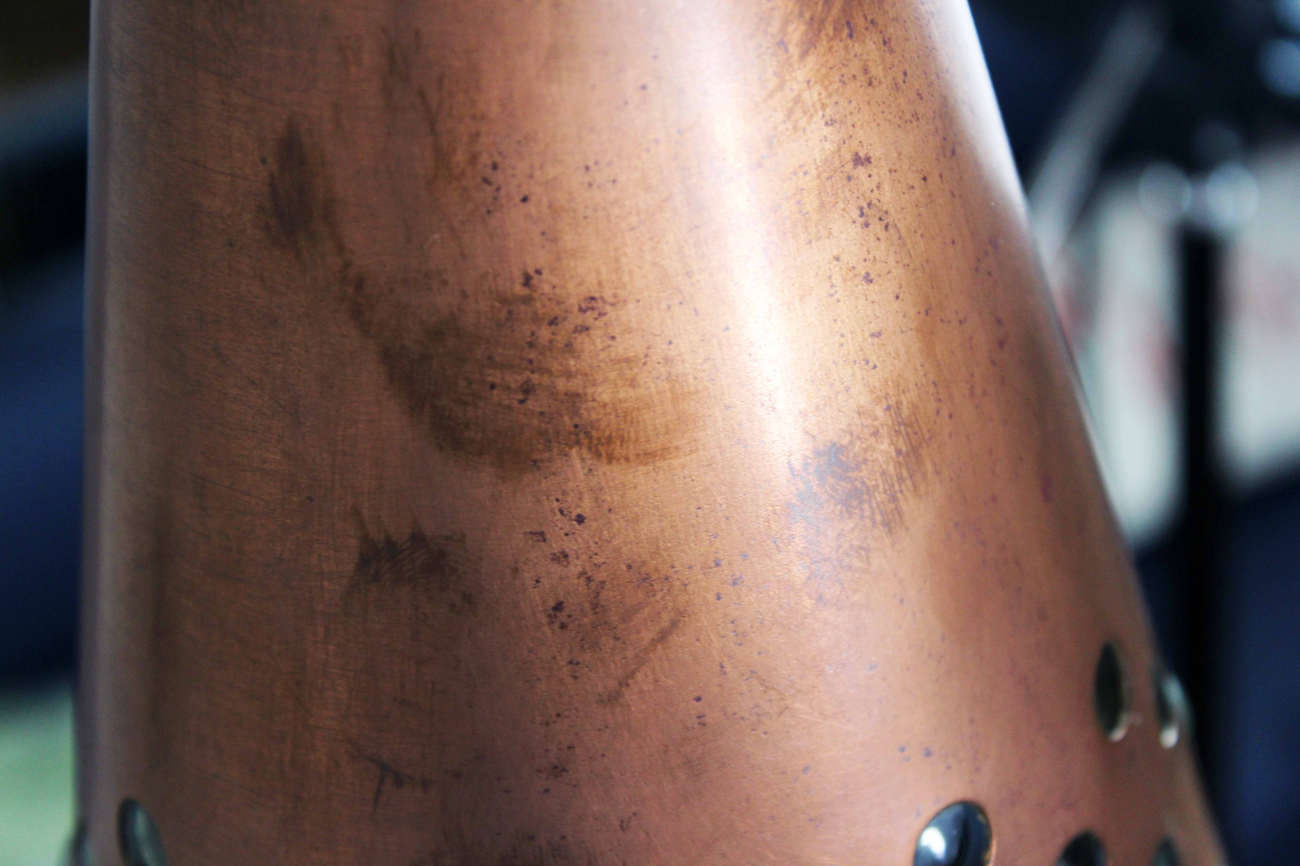 Nanny Still pendant lamp in copper and glass