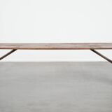 Timeless and characterful antique English hallway bench / bench for the dining table made of pinewood