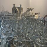 lot of vintage stemmed glasses from the 60s/70s