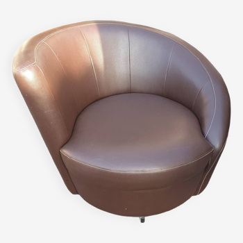 Rotating living room design armchair