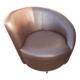 Rotating living room design armchair