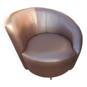 Rotating living room design armchair