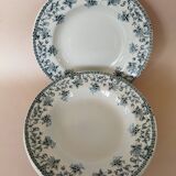 6 St Amand "Jane" iron clay soup plates