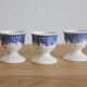 3 coquetiers in earthenware "Burgenland" Villeroy and Vintage Boch