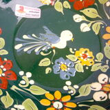 Vintage Alsatian salad with flowers and bird