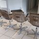 Suite of 4 chairs vintage armchairs 1970