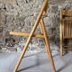 4 folding wooden chairs for Habitat, 1980