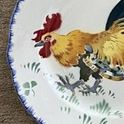 Plates plates model the roosters manufacture of luneville