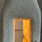 Stone lamp by sculptor Albert Tormos