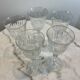 Set of 5 stemmed glasses