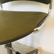 Fully Restored Olive Office Desk Chair by Kovona, Czechoslovakia 1970’s