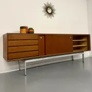 Large sideboard 1960s design Pieter De Bruyne V-Form vintage