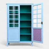 Vintage 1960s Parisian glass cabinet