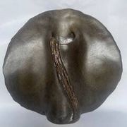 Free-form glazed ceramic vase from the 1960s
