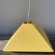 Yellow fabric pendant light 1990