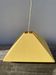 Yellow fabric pendant light 1990