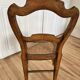 Chaises style Louis XV en bois et cannage