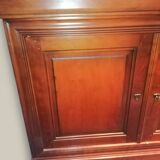 Louis Philippe style sideboard in cherry wood. 1970s.