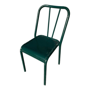 chaise tout métal vintage