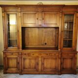 Directory style solid cherry bookcase